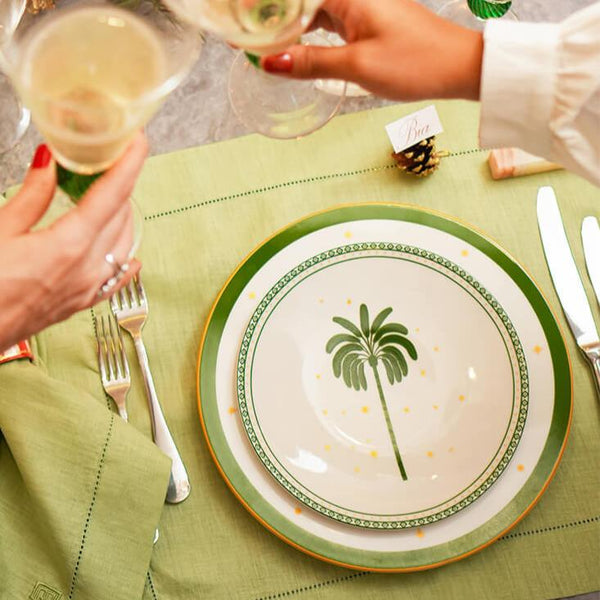 PRATO RASO DE PORCELANA ZAHIDI