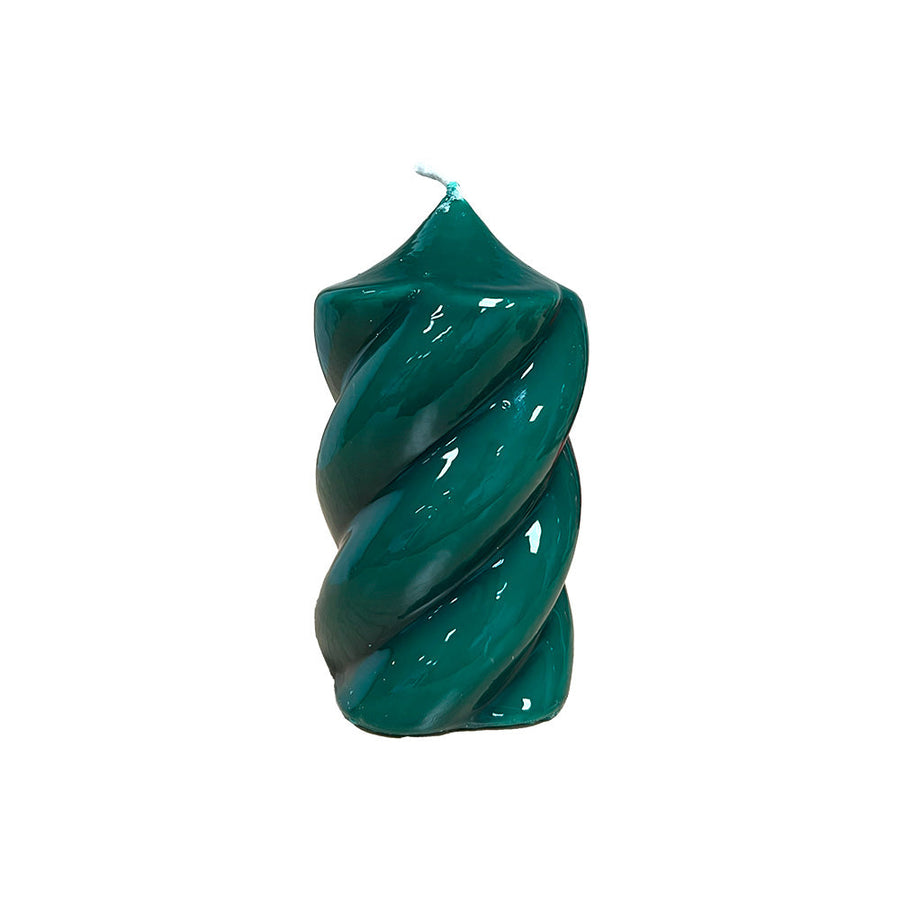 VELA SUPER TWIST VERDE ESCURO P  6,5 X 11(H) CM