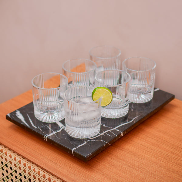 TÁBUA DE ONIX PRETA 25X35CM PRETO