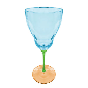 TAÇA VINHO BRANCO SORRENTO 270ML AZUL/VERDE/LARANJA