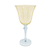 TAÇA DE VIDRO SAINT REMY AMARELO E CINZA 300ML
