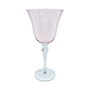 TAÇA DE VIDRO SAINT REMY ROSA E CINZA 300ML