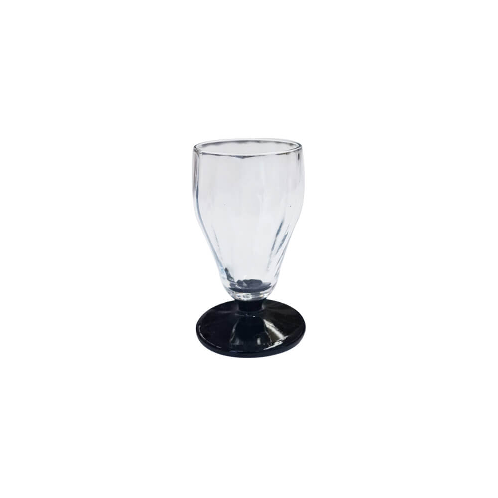 SET 4 COPINHOS LICOR BASE PRETA VINTAGE