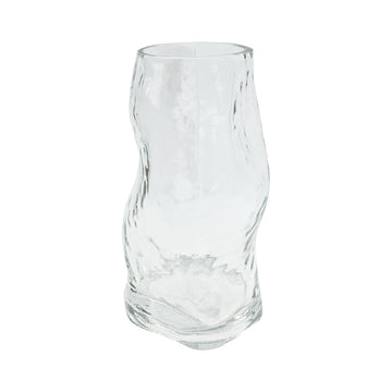 VASO DE VIDRO ORGÂNICO G   18.4 X 18.3 X 30 CM (H)