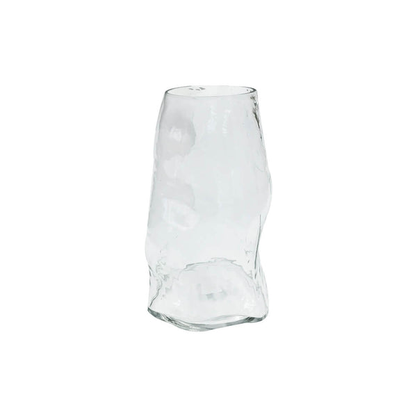 VASO DE VIDRO ORGÂNICO P 19CM