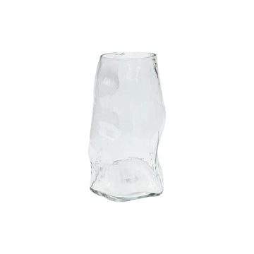 VASO DE VIDRO ORGÂNICO P   12.4 X 11.5 X 19.5CM (H)