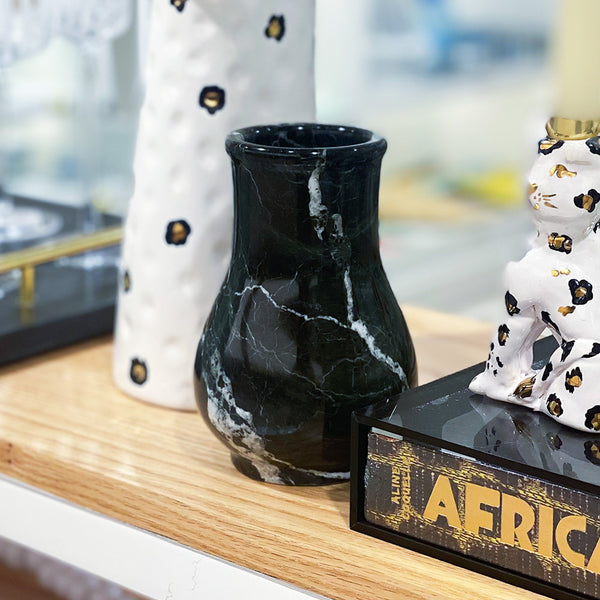 ONIX VASO JARRA PRETO 10X15CM