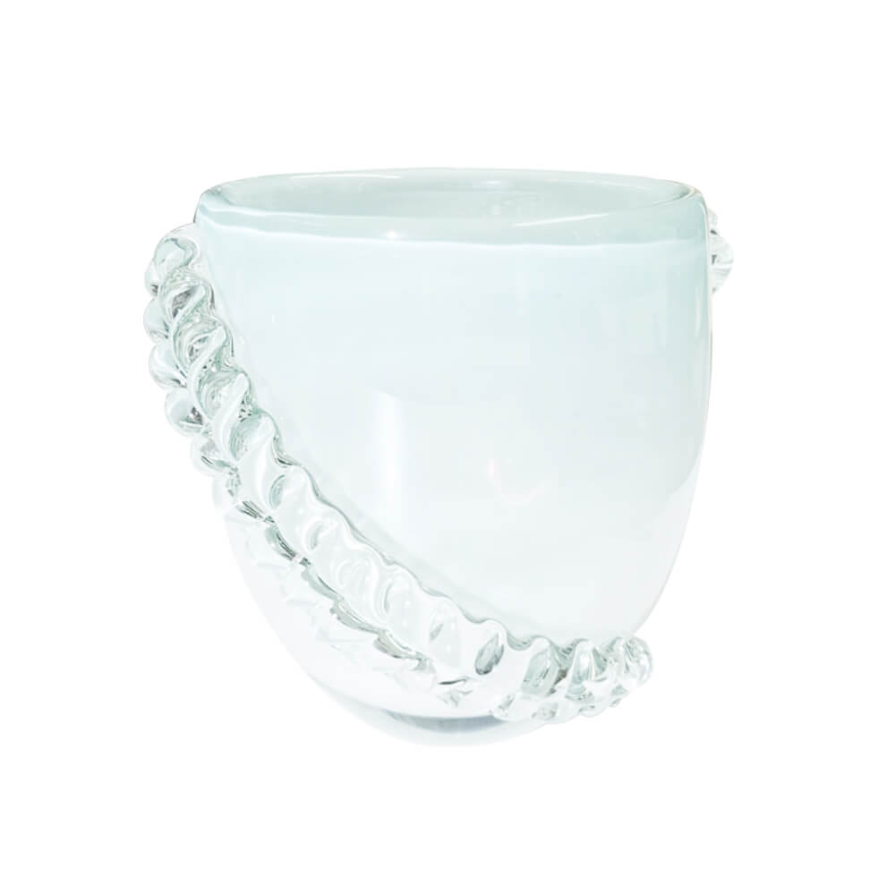 VASO MURANO DEGRANDE FIRENZE VERDE G - 16 CM