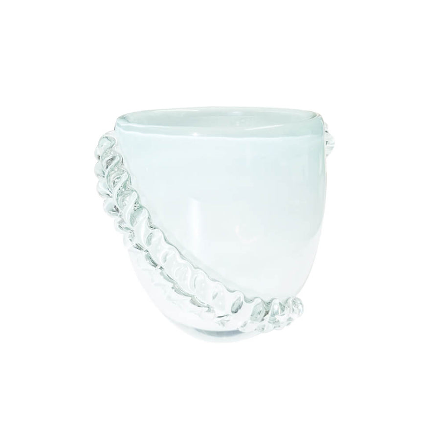 VASO MURANO DEGRADE FIRENZE VERDE M - 12 CM