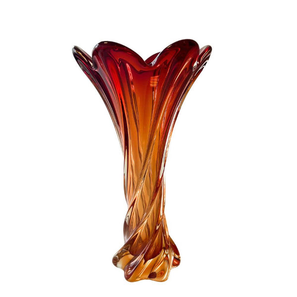 VASO MURANO ANOS 70 ORIGEM ITÁLIA 27CM