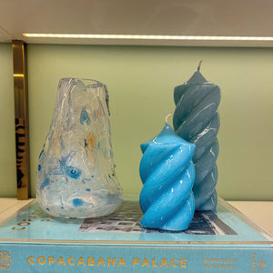 VELA SUPER TWIST AZUL CLARO P  6,5 X 11(H) CM