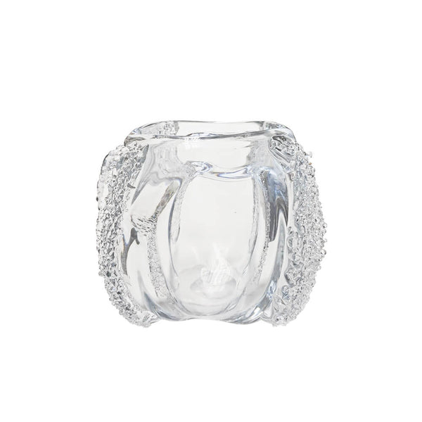 VASO EM VIDRO VÉRTICE M 17CM