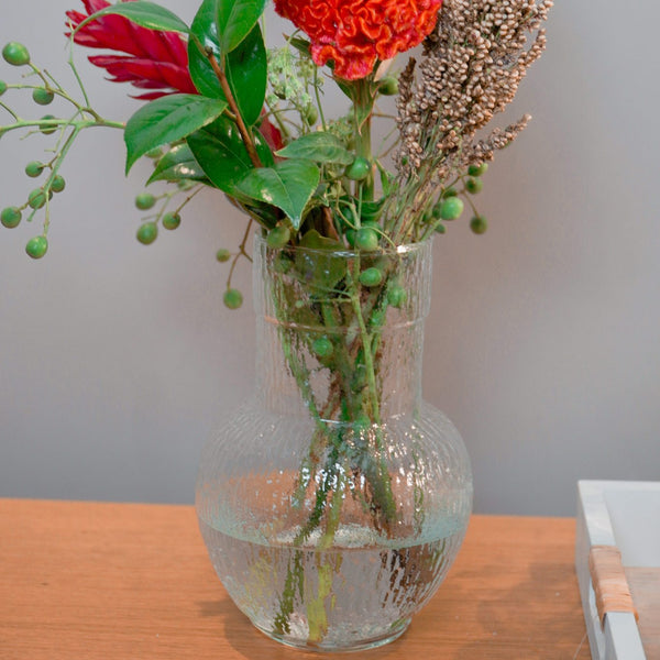 VASO DE VIDRO KAORI G 22CM