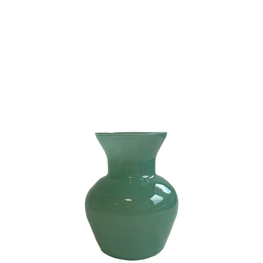 MINI VASO DE VIDRO HANA VERDE 15 X 15(H) CM