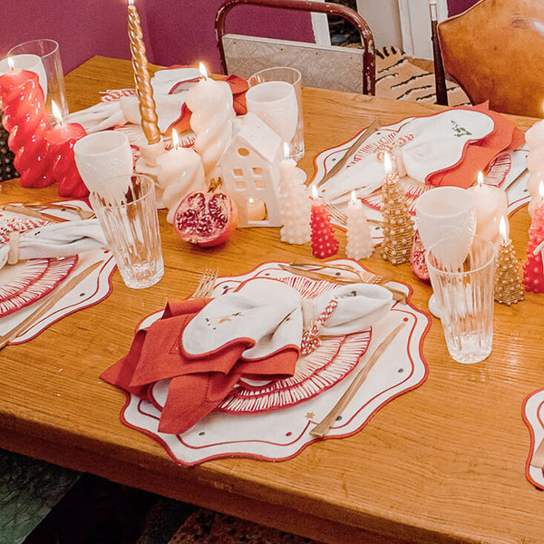 GUARDANAPO LINHO PURO VILA DE NATAL