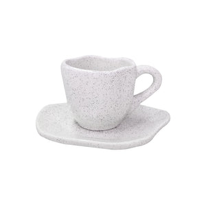 XICARA COM PIRES CERÂMICA AREIA BRANCA