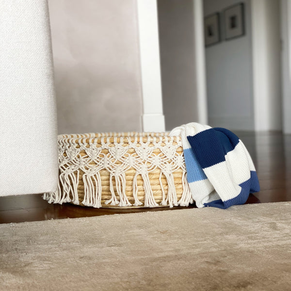 MANTA DE TRICOT ACQUA 120 x 160CM