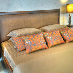 CONJUNTO DE CAPAS DE ALMOFADAS ONÇA