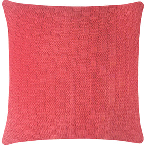 CAPA DE ALMOFADA TRICOT PLUS TRAMADO 50X50 CM LARANJA