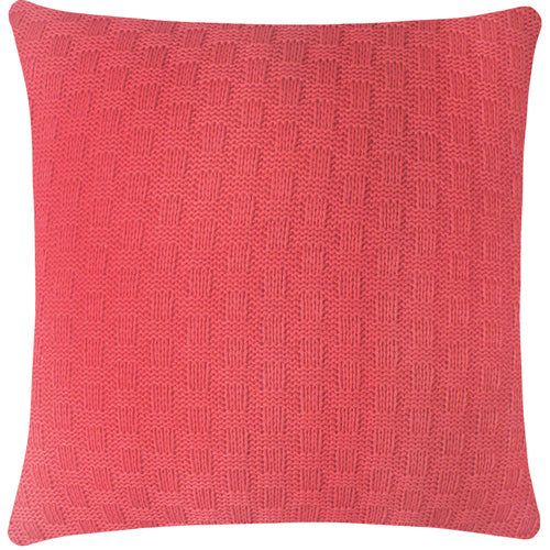 CAPA DE ALMOFADA TRICOT PLUS TRAMADO 50X50 CM LARANJA