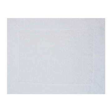 JOGO AMERICANO DE VISCO LINEN BASIC BRANCO 46 X 37 CM