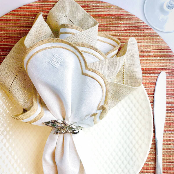 JOGO AMERICANO DE FIBRA NATURAL SHINE REDONDO VERMELHO 43 CM