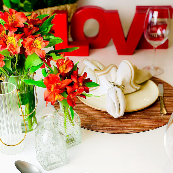 JOGO AMERICANO DE FIBRA NATURAL SHINE REDONDO VERMELHO 43 CM