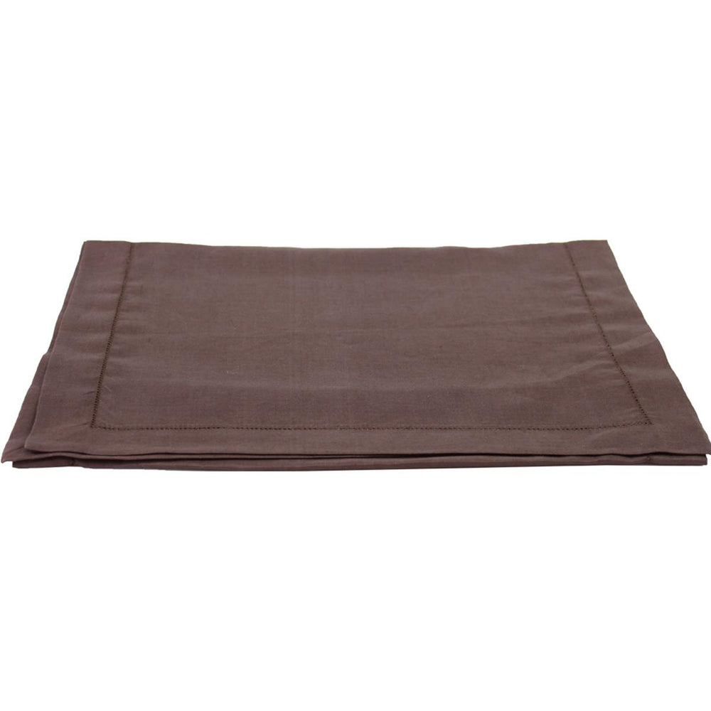 CAMINHO DE MESA RAMI PONTO AJOUR MARROM 160X45 CM