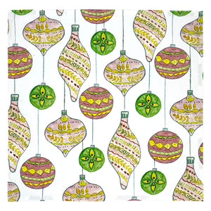 GUARDANAPO DE NATAL BOLAS DE NATALINAS 48X48 CM