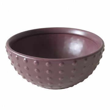 BOWL DE CERÂMICA DOTS MARSALA 15 X 6,7CM