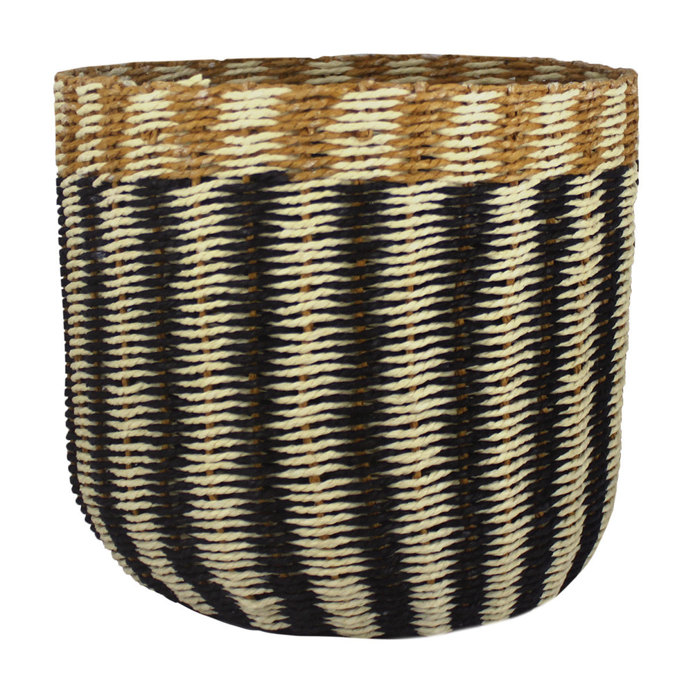 CESTO DE CORDA BANGKOK TRICOLOR 34 X 33 CM
