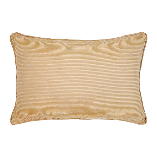 CAPA DE ALMOFADA VELUDO VIVO BEGE 50X35