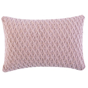 CAPA DE ALMOFADA LOSANGOS CASHMERE TOUCH RETANGULAR BEGE 60X40 CM