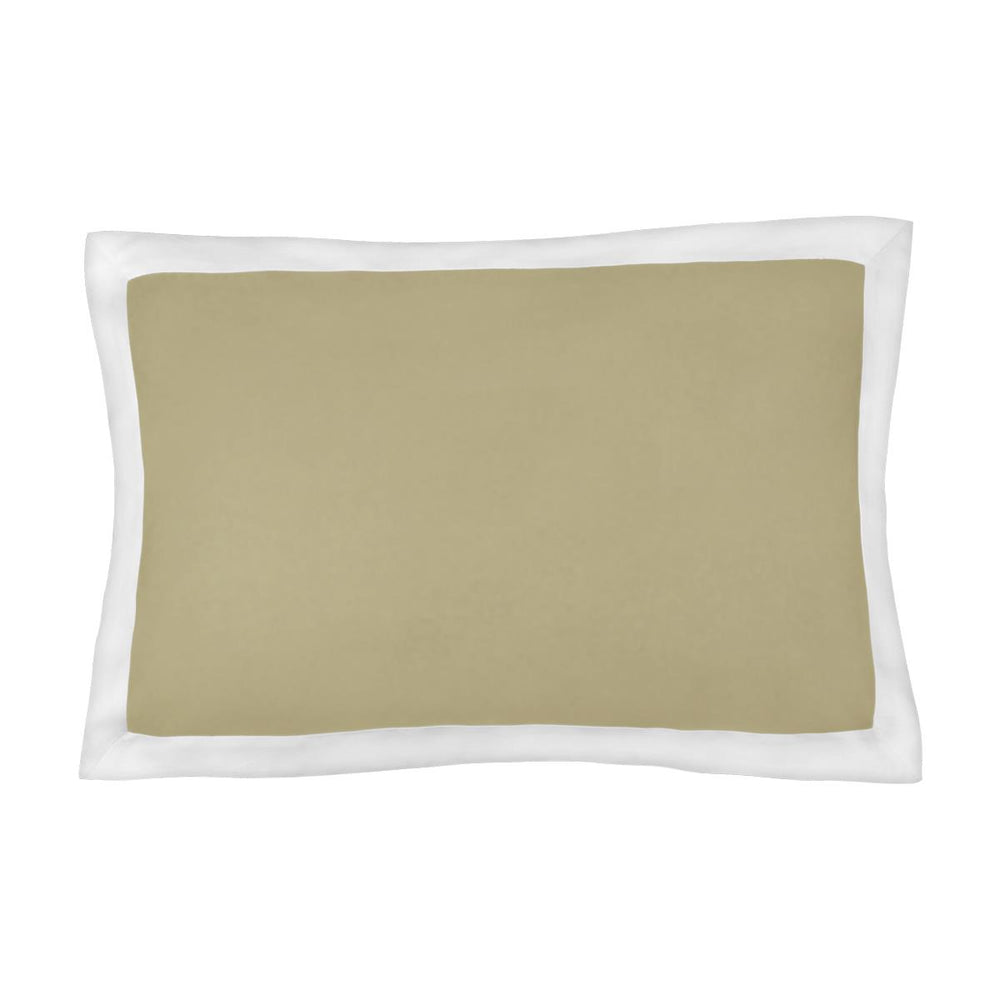 CAPA DE ALMOFADA PERCAL 400 FIOS PREMIUM BEGE