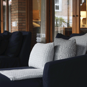 CAPA DE ALMOFADA TRANÇA CASHMERE TOUCH REGULAR CINZA 60X40 CM