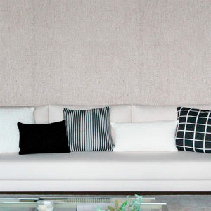 CAPA DE ALMOFADA TRICOT PLUS GRID PRETO 50X50 CM