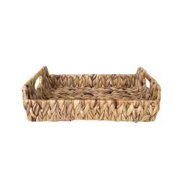 BANDEJA RÚSTICA PALHA NATURAL M 35 X 25 X 4,5 (H) CM