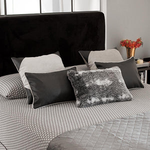 COBERTOR MICROFIBRA SUPER SOFT CINZA