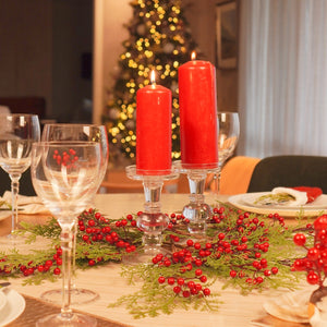 VELA DE NATAL VERMELHA G 18 X 6,5