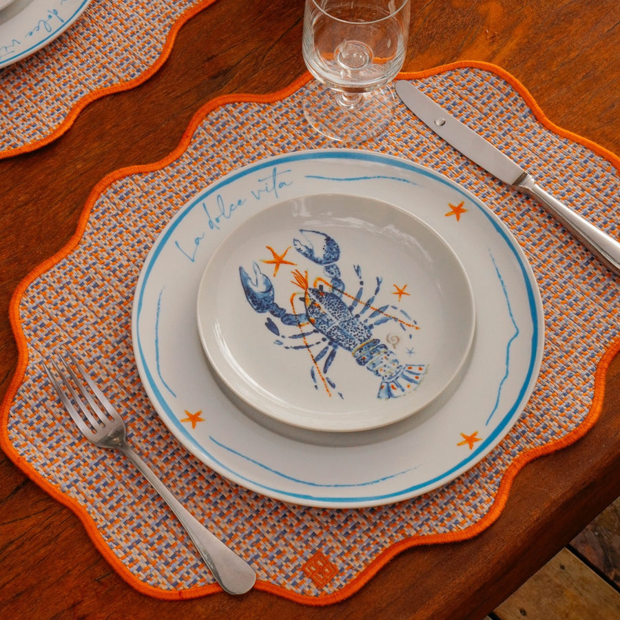 PRATO DE PORCELANA LA DOLCE VITA  28 CM