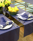 guardanapo para mesa azul