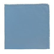 guardanapo azul com renda