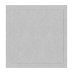 GUARDANAPO DE LINHO VISCO CINZA COM PONTO AJOUR 50X50 CM