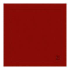 GUARDANAPO LINHO VISCO BARRA LARGA PREMIUM VERMELHO 55X55  CM