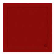 GUARDANAPO LINHO VISCO BARRA LARGA PREMIUM VERMELHO 55X55  CM