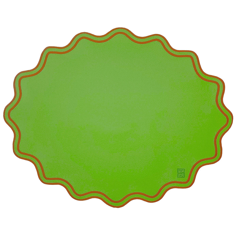 JOGO AMERICANO COURINO ECOLÓGICO VERDE 48X38CM POR THAY MILANI - LARANJA