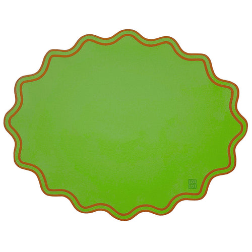 JOGO AMERICANO COURINO ECOLÓGICO VERDE 48X38CM POR THAY MILANI - LARANJA