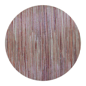 JOGO AMERICANO DE FIBRA NATURAL SHINE REDONDO VERMELHO 43 CM