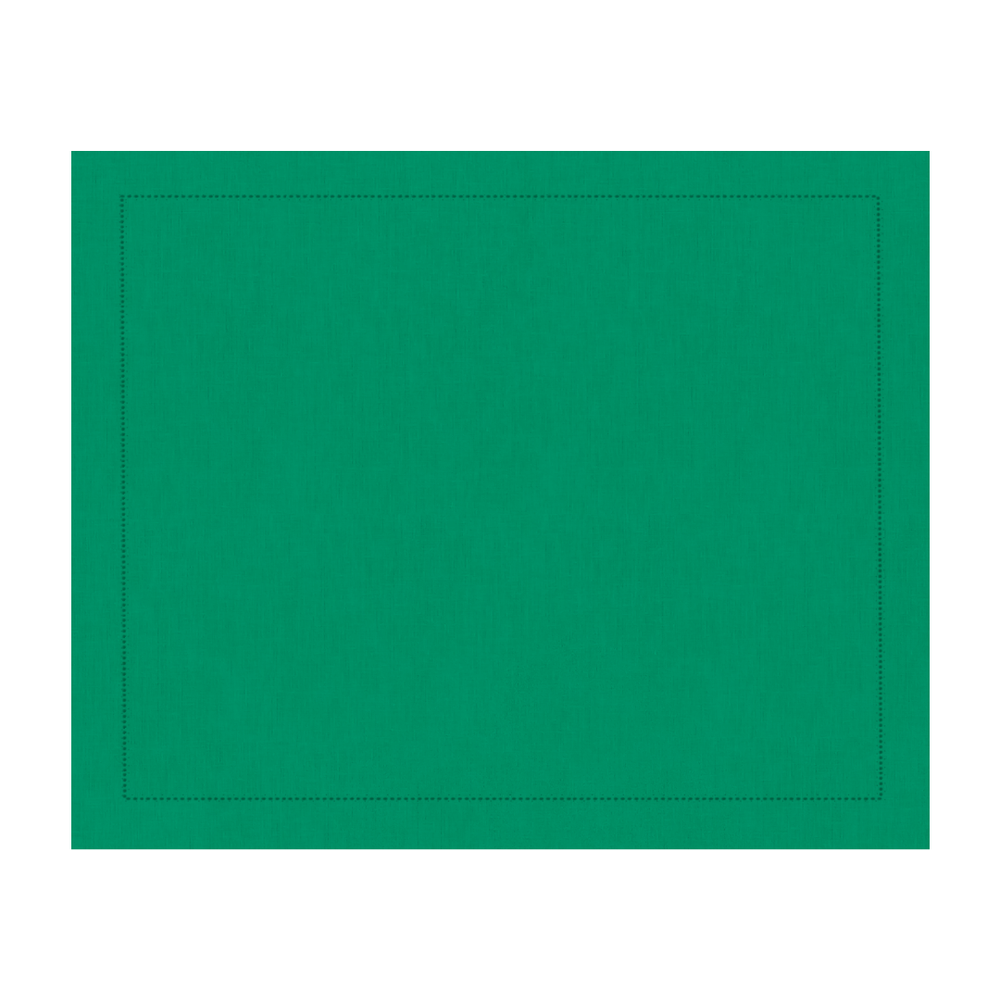 JOGO AMERICANO DE LINHO VISCO VERDE 46X35 CM