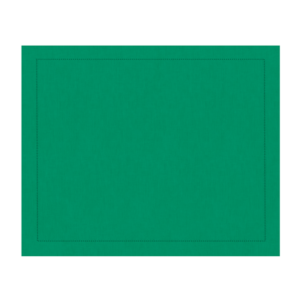 JOGO AMERICANO DE LINHO VISCO VERDE 46X35 CM